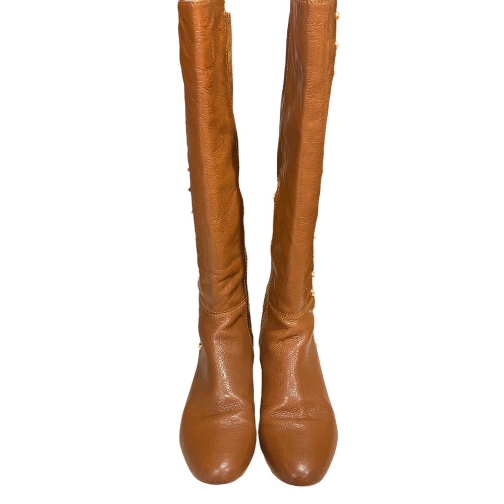 MICHAEL KORS  | AILEE GOLD STUD BOOTS  SZ 7 - Picture 8 of 16